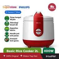 Philips Rice Cooker 2 Liter - HD3119/32 Merah