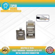 WEEPDA EZ-RJ45 PASS THROUGH/ TAGUSAN CAT6 UTP, METAL SHIELDED CONNECTOR