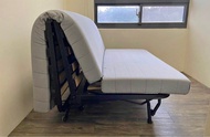 「二手沙發床」近新 ikea雙人座沙發床，ransta 自然色，142x100x87公有布套（贈送）