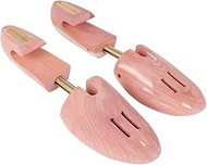 FootFitter Cedar Shoe Trees for Men, Full Block Wide Heel Hook Shoe Shapers, USA Grown Cedar Wood