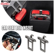 [Ready Stock] Audi Car Seat Belt Buckle Insert Hook Hidden Car Seat Safety Belt Alarm Silencer For A