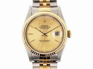 【JDPS 久大御典品 / 勞力士專賣】ROLEX16233 中金男錶 DATEJUST日誌型 自動編號N090407R