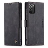 三星 Samsung Galaxy Note 20 銀包款 翻蓋式皮套 可插卡 手機套 保護殼 CaseMe 013系列 Flip Leather Case