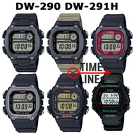 CASIO ของแท้ รุ่น DW-290 DW-291H นาฬิกา DIGITAL สายเรซิ่น พร้อมกล่องและรับประกัน 1ปี DW290 DW291H DW291 DW-290 DW-291H DW-291