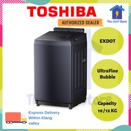 (Delivery Available in Klang Valley Only) Toshiba Top Load Washer 10kg AW-DUM1100JM(MK) / 12kg AW-DU