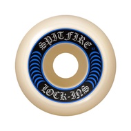 Spitfire Wheels Formula Four Lock-Ins White / Blue Skateboard Wheels - 52mm 99a (Set of 4) Spitfire