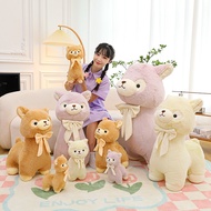 Cream alpaca animal cute soft plushie doll pillow Plushie Stuffed Toys plush Sleeping toy birthday g