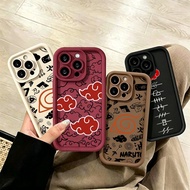 Japan Anime Akatsuki Red Cloud Silicone Phone Case For Oneplus 12 15 13 11 13T 8T 12R 11R 13R OnePlu