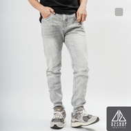 D2SHOP jeans, gray jeans with embossed DR pockets [J-6266]