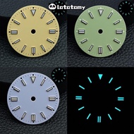 LATATPH Watch Dial Face, Luminous Colorful Green Luminous Dial, Precise Position Hole Aluminum alloy