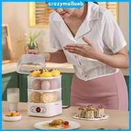 Two/Three-Layer Electric Egg Boiler Cooker 6 Eggs Multifunction Egg Boiler Cooker Corn Milk Rapid Br