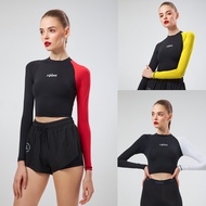 Top เสื้อวิ่ง เอวลอย แห้งไวมาก UV99% มาตรฐานUSA Fixmesport