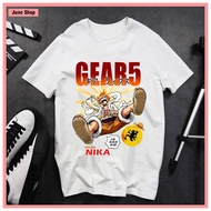 Áo One Piece - Áo Luffy Gear 5 D.Ace Zoro Sanji Áo thun Anime hình in sắc nét Áo thun chất cotton co