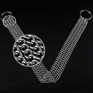 4 Rows Heavy Duty Dog Chain Collar Stainless Steel Doberman Rottweiler Large Dogs Choke Collars