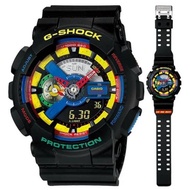 Suitable for gshock GA-110 up to Black and Multi-Color GA-110DR-1AJF resin watch strap k467