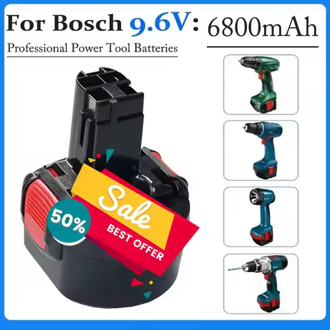 For Bosch 9.6V 4800mAh Ni-MH Battery PSR 960 BAT048 BAT100 BAT119 BH984 BPT1041 23609 32609 PSR960 G