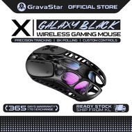 GravaStar Mercury X Superlight Wireless Gaming Mouse - Galaxy Black PAW3950