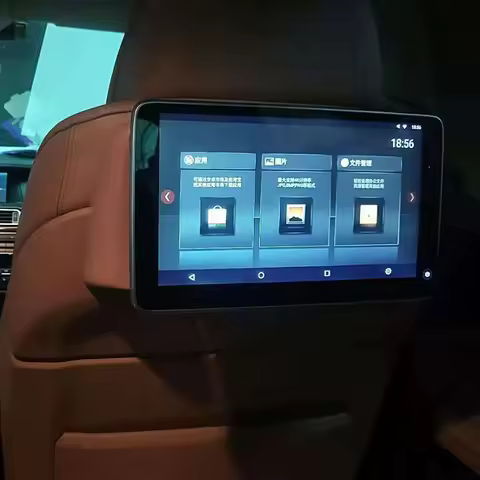 For BMW 5 7 Series E60 E61 F10 F11 F01 F02 Android 12 IPS 4K HD Screen Headrest Rear Seat Entertainm