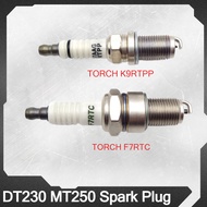 Motorcycle F7RTC/K9RTPP Spark Plug High Performance Ignition For YAMAHA DT230 Loncin MT250 TSE250R H