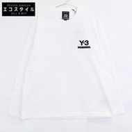เสื้อยืดแขนยาวสีขาว Y-3 x NEIGHBORHOOD 25AW JX7455 พิมพ์ลายโลโก้ด้านหลัง Y-3-N ไซส์ L