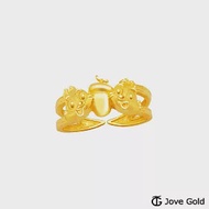 Disney迪士尼系列金飾 黃金戒指-奇奇蒂蒂款