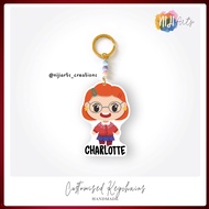 [SG LOCAL] "Turning Red" Customised Keychain / Bag Tag / Accessories / Handmade / Personalised Keych