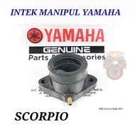 INTEK MANIPOL MANIPUL YAMAHA 5BP KUALITAS ASLI ORIGINAL YAMAHA SCORPIO PRESISI KARET MANIPOLD KARBU 