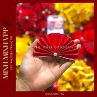 Semicircular Paper Fan - Decorative Paper Fan - Paper Fan Decorative Gift Basket CNY, Fortune