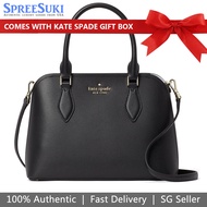 Kate Spade Handbag In Gift Box Crossbody Bag Darcy Small Satchel Black # WKR00438