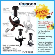 Fanco Vino 18" DC Wall/Ceiling Fan with Remote