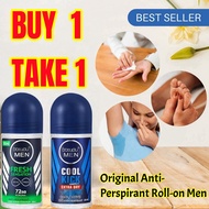 【BUY 1 TAKE 1】NEW NIVEA  Batuoli Men Deodorant Original Anti-Perspirant Roll-on Men