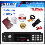 The Platinum (k box 2 platinum Player) k box 2 Karaoke DVD Player , Free CD Songbook&amp;songlist