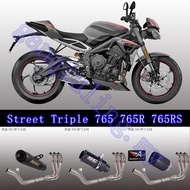 For Triumph Street Triple 765 765R 765S765RS 2017-2025 Motorcycle Exhaust FullSystem Modify Zard Muf