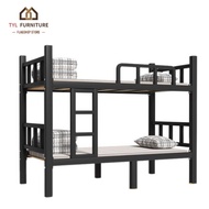 z8  TYL steel loft z8 ⚡  bunk iron frame bed with ladder and guardrail ⚡  z8