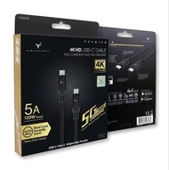 Maxpower - VX884K 5A 100w 4K HD Dual Type C USB Cable 牛魔王 快速充電線 ／ 傳輸線
