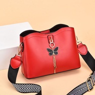JK 835 WAREHOUSE SALE SLING BAG BUTTERFLY MOTIF FASHION IMPORT LILAC BAG Y6910 C8486 T228 U4013 E614