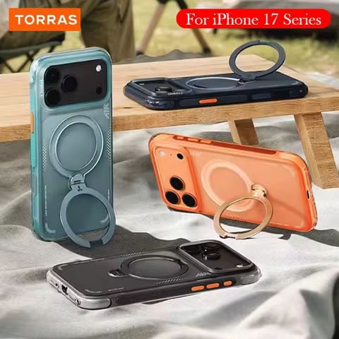 TORRAS Case For iPhone 17 Pro Max Bracket Back Cover Case for iPhone 17 Pro