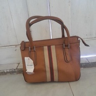 Sanders branded handbag genuine leather preloved cute 23x20