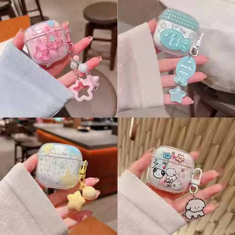 For HUAWEI FreeClip 2 Case Cartoon Star Fish Earphone Case For HUAWEI Free Clip 2 Charging Box Prote