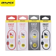 Awei CL-85 Type C Charging Cable Data Braided Mobile Phones  0.3m