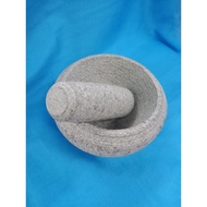 STONE MORTAR QND PESTLE