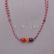 Tridatu Bali Necklace Tibetan Stone 3 Auras of Fortune, Soulmate and Good Luck