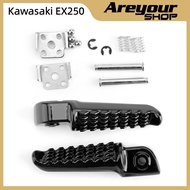 Rear Foot Peg Footrest For Kawasaki EX250 EX300 NINJA 250 300 ZX14 ZZR1200 ZX6R Z1000 ZX-10R Black