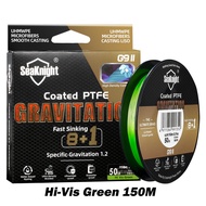 SeaKnight Brand Gravitation Series G9II Fast Sinking Line 150M 300M 8+1 Strands Braid PE Line anti-U