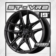 19" | 2pcs | RAXER ST-VR2 Flow Formed Light Weight Wheels | 5x112/114, 5x120
