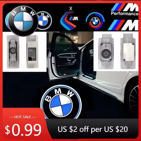 Interior Mouldings Hot 2X HD Car Led Door Light Projector Lamp For Bmw i3 3 Series GT E90 E91 E92 E9