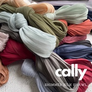 Cally shimmer silk shawl viral shawl textured shawl