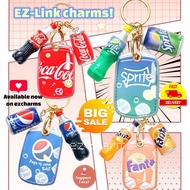 Coca-Cola EZ-Link Charm Bus MRT Customise Leather Charm (Exp: 2030)