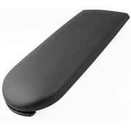 Black Leather Center Console Armrest Covers Caps with Latch Lip for Volkswagen VW Golf Jetta Bora MK