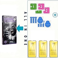 3 Pack ฟิล์มกระจก แบบเต็มจอ 9D For Honor X5 X6 X50i X6A X6S X7 X7A X8 X8A 7A 7C 7S 8A 8S 8X 9A 9C 9S